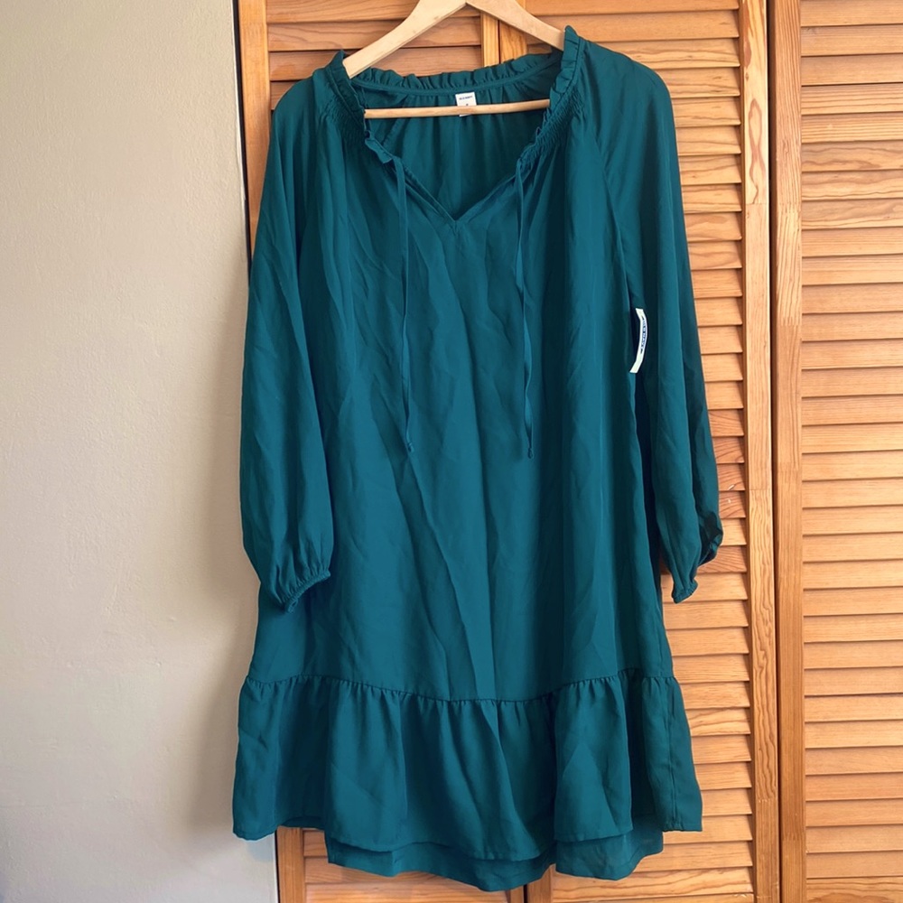 NWT Emerald Green 3/4 Dress